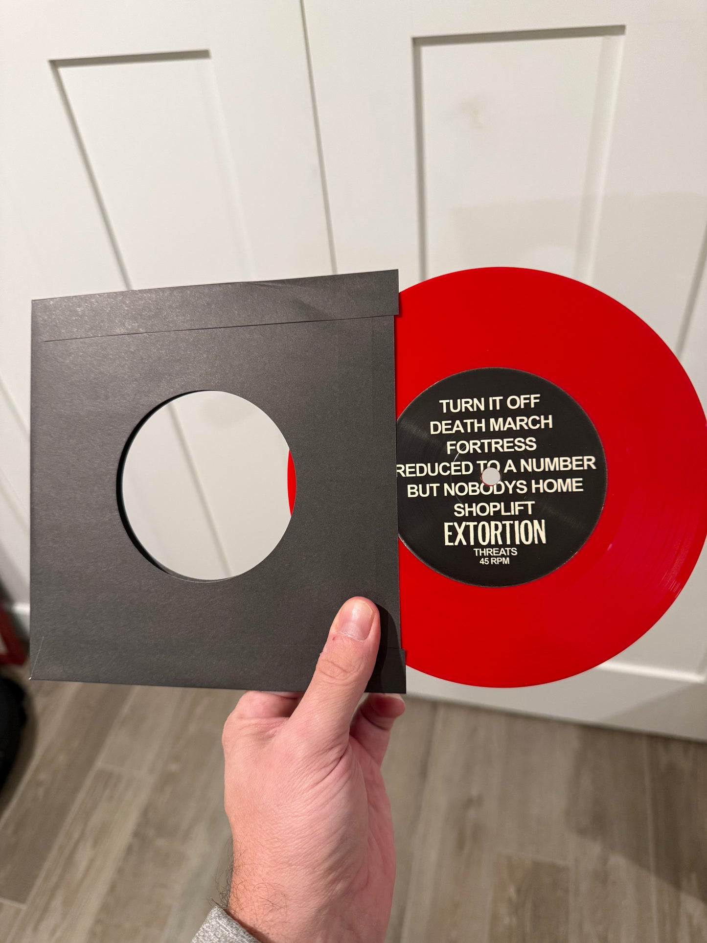 Extortion - Threats EP 7"