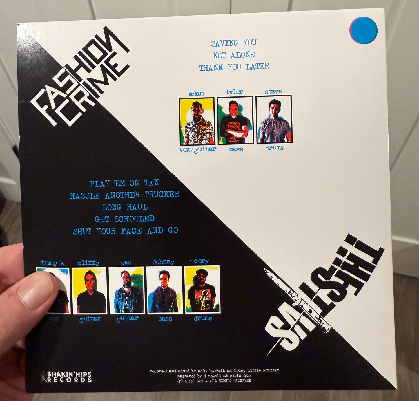 Fashion Crime/The Stivs - Trash Anthems Split 7"