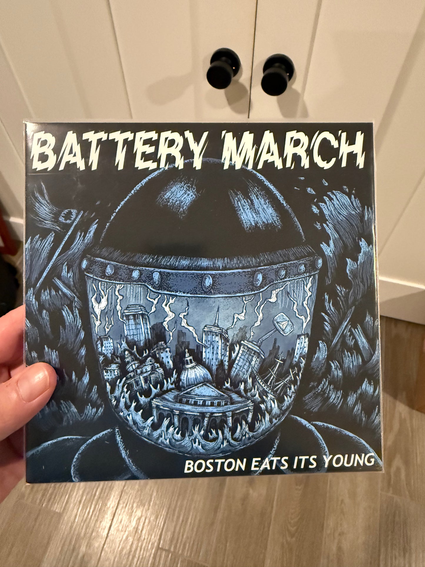 Battery March - Boston Eats Its Young 7"