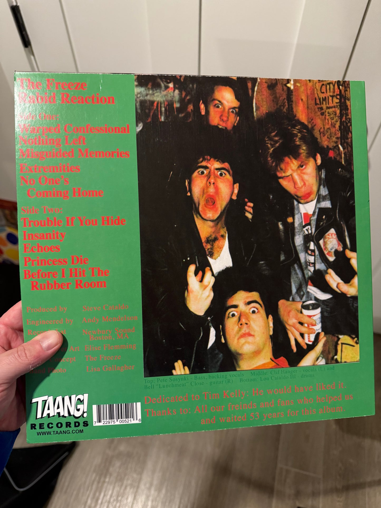 The Freeze - Rabid Reaction LP
